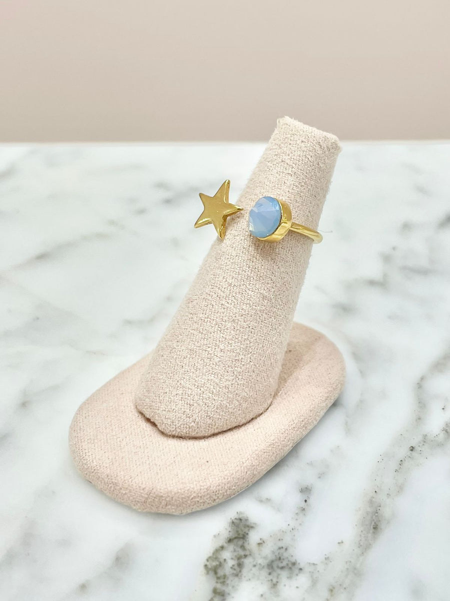 ANILLO ESTRELLA AZUL