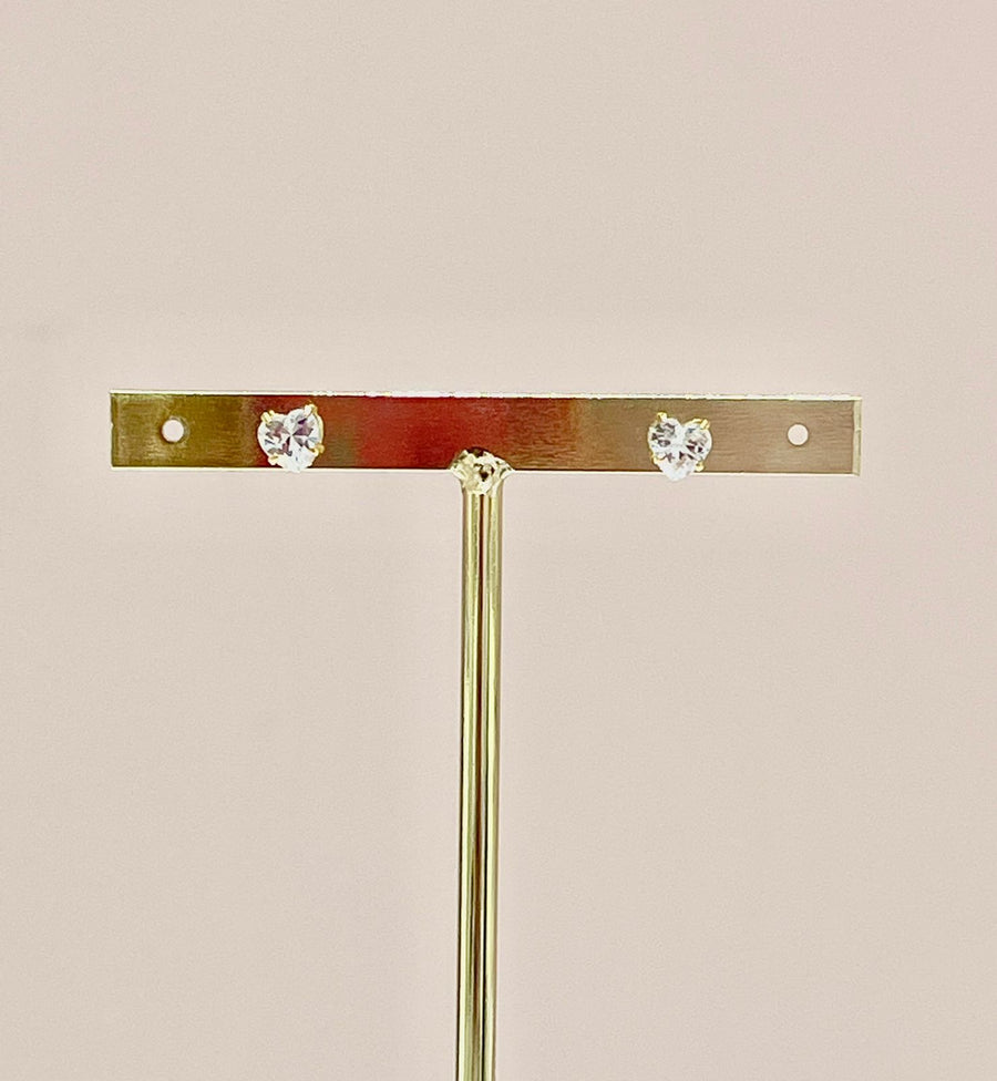 ARETES CRISTAL DE CORAZÓN