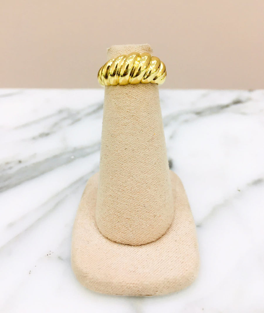 ANILLO DORADO CROISSANT