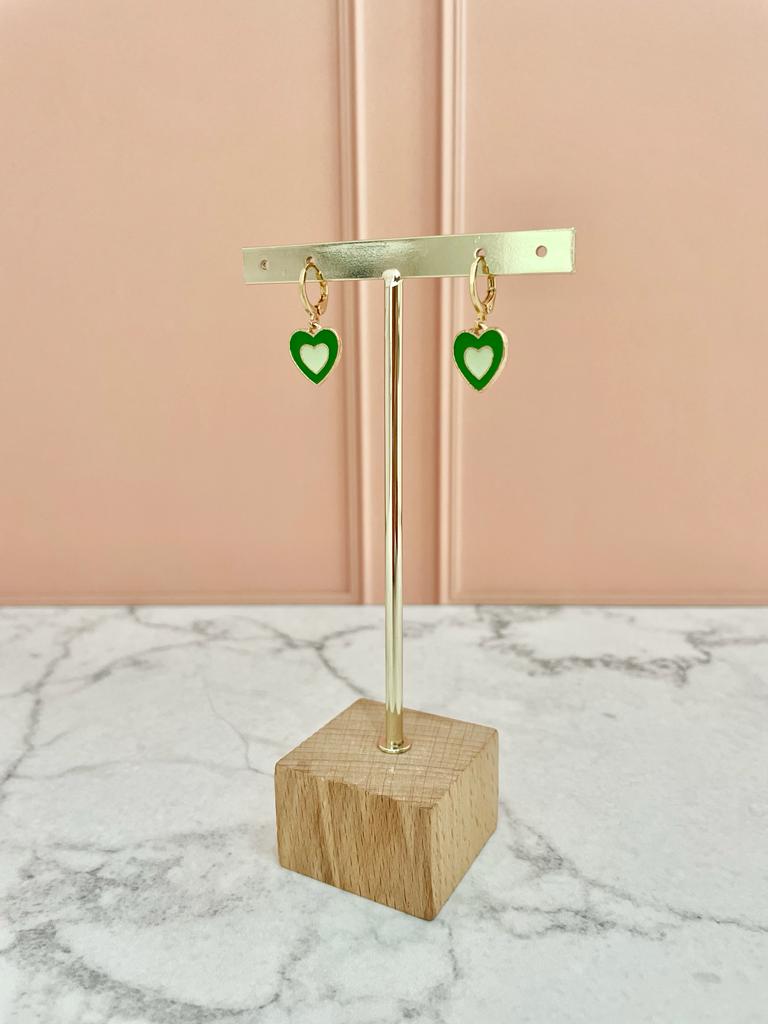 HUGGIE CORAZÓN DOBLE VERDE