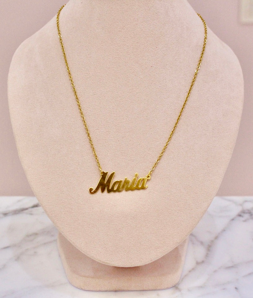 COLLAR CON NOMBRE PERSONALIZADO
