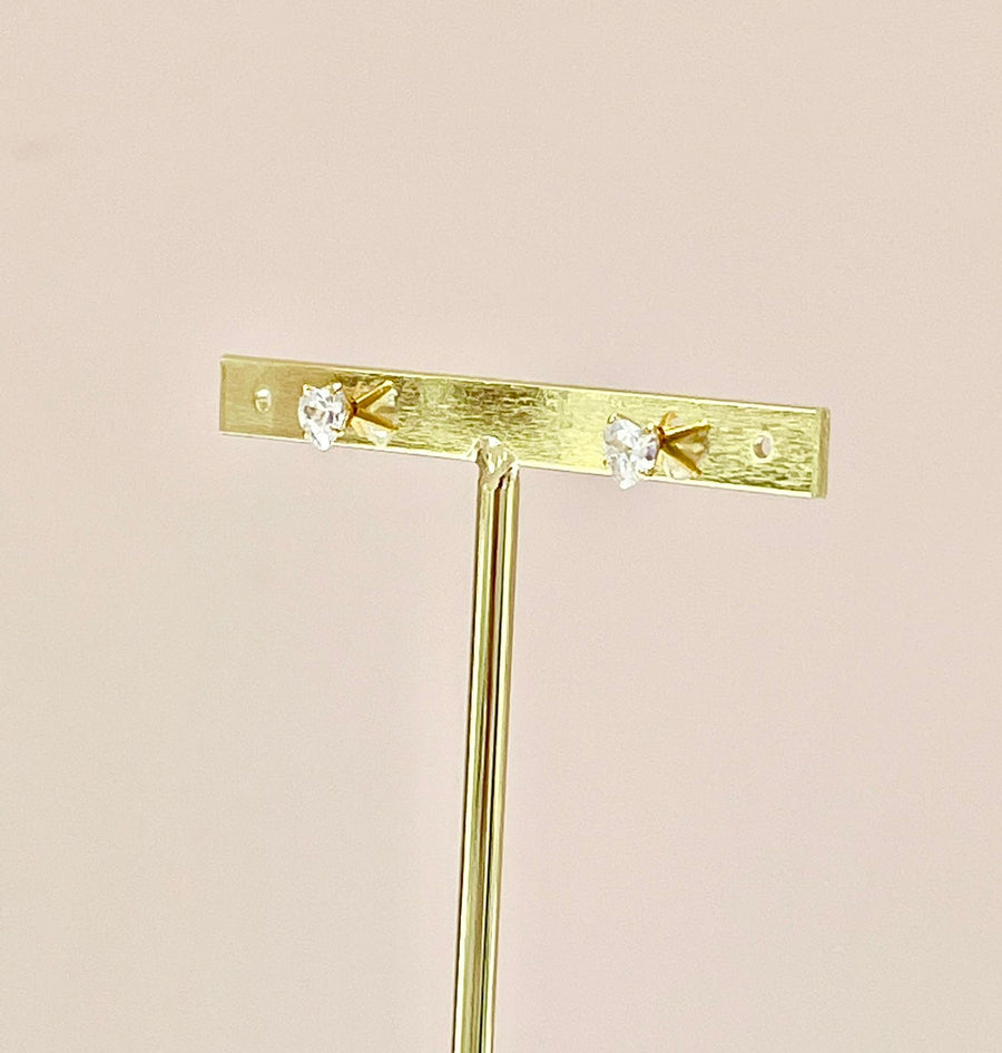 ARETES CRISTAL DE CORAZÓN