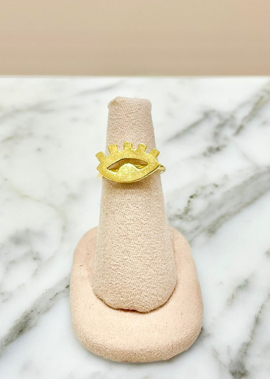 ANILLO OJO DORADO