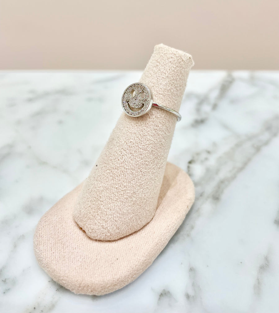 ANILLO CARITA FELIZ ZIRCONIA