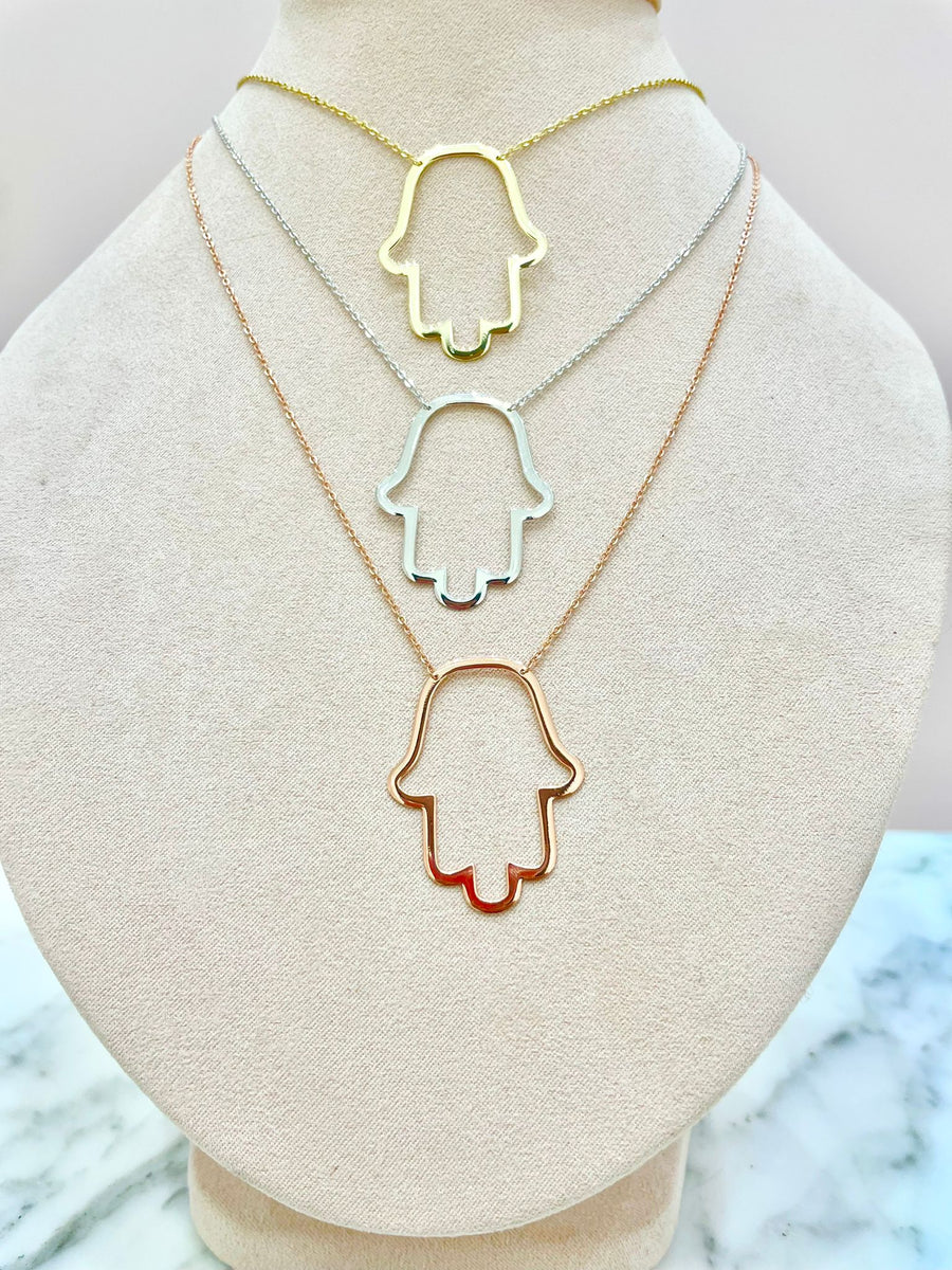 CADENA HAMSA PLATA .925