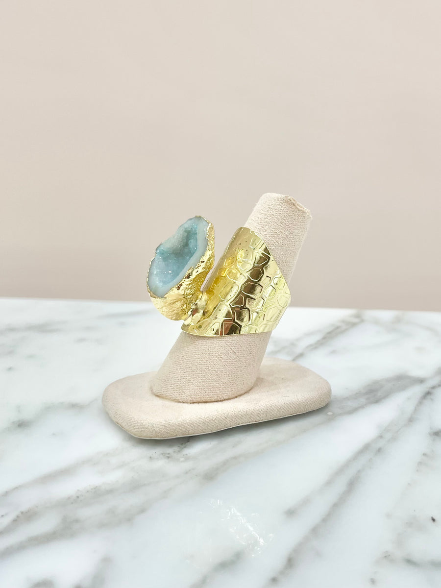 ANILLO DRUZY CELESTE