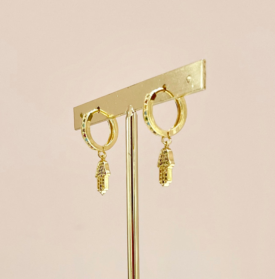 ARETES MANO HAMSA RAINBOW