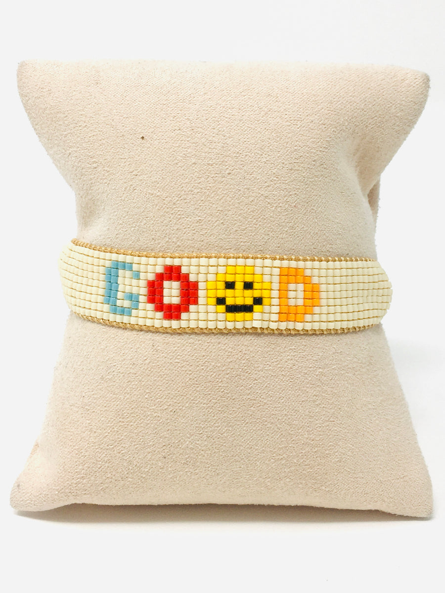 PULSERA TEJIDA GOOD