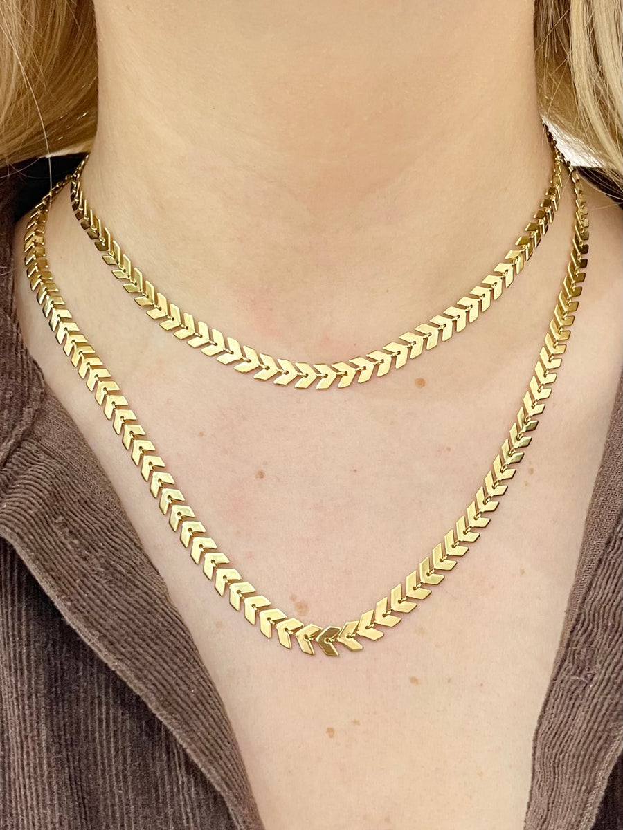 COLLAR CADENA FLECHA