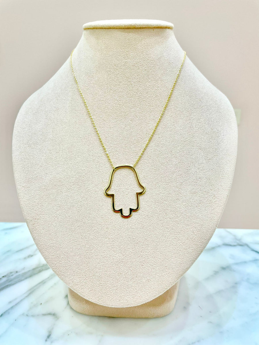 CADENA HAMSA PLATA .925