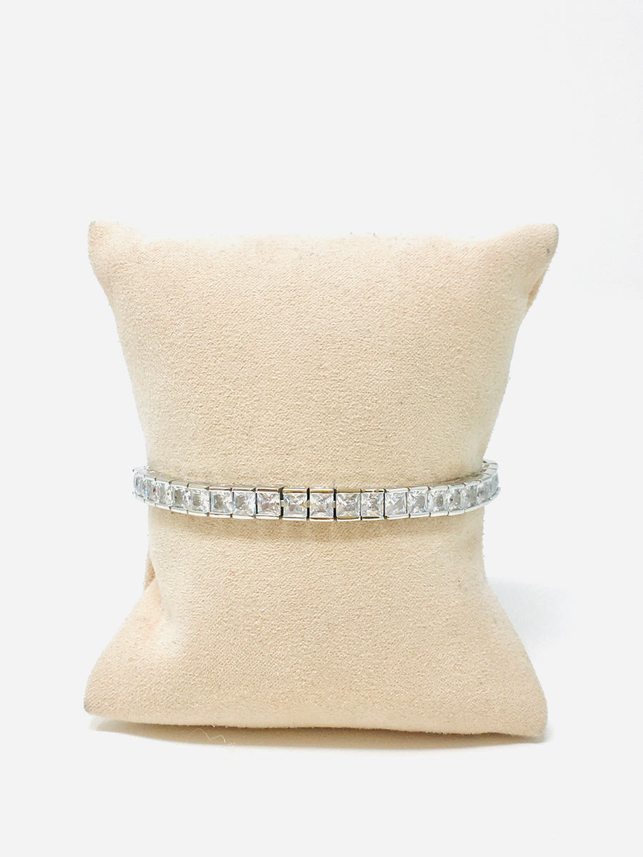 PULSERA TENNIS PLATA.925