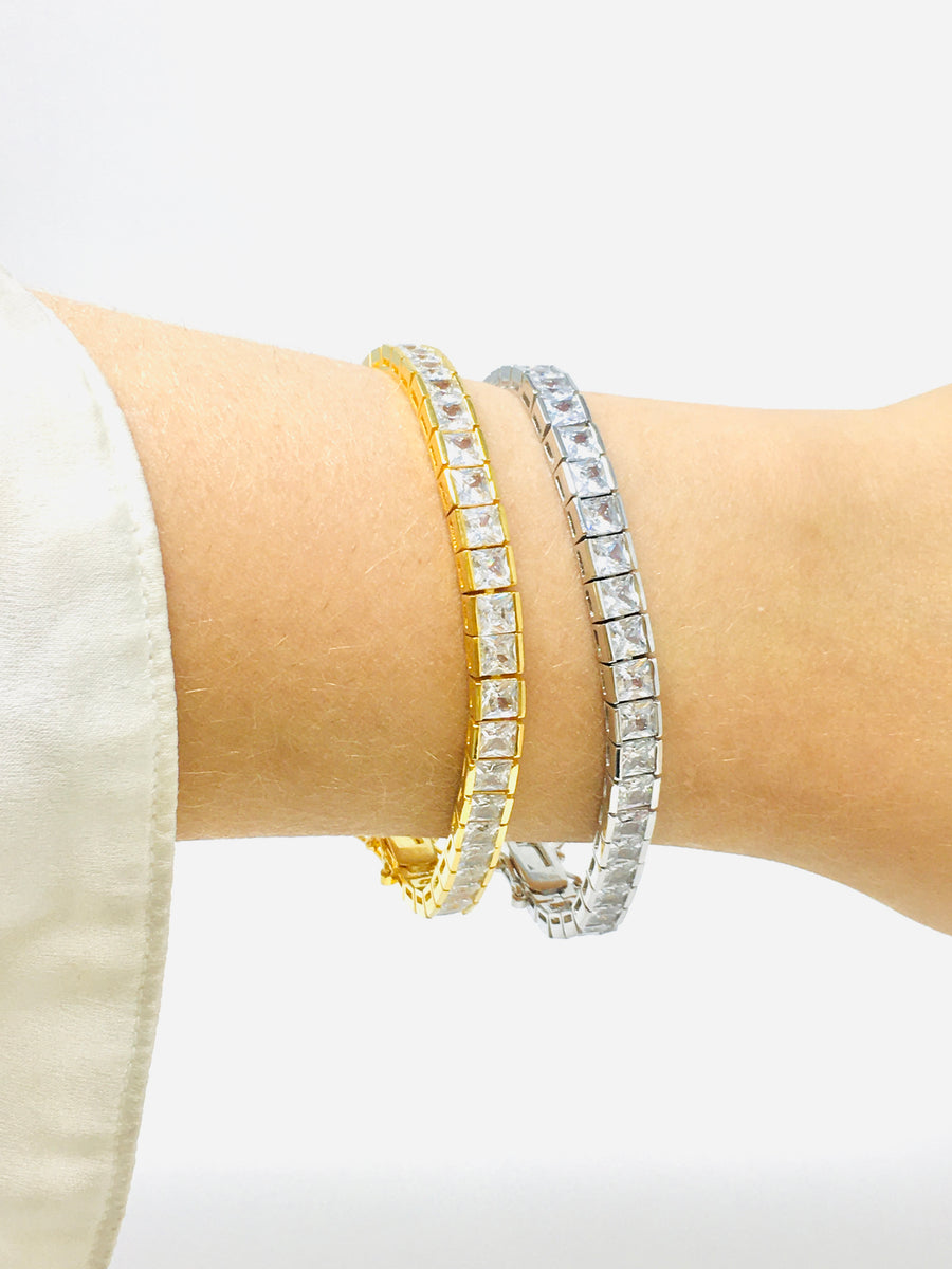 PULSERA TENNIS PLATA.925