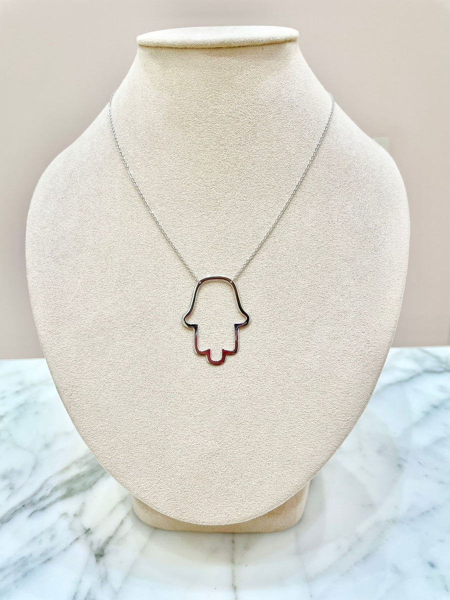 CADENA HAMSA PLATA .925