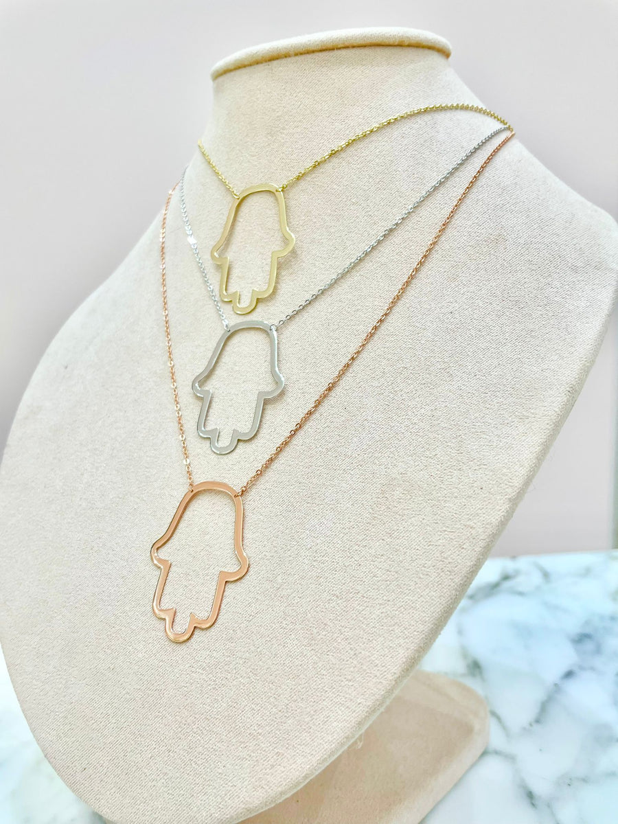 CADENA HAMSA PLATA .925